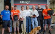 The Air-Pot® team celebrating their 2026 King’s Award for Enterprise for International Trade.